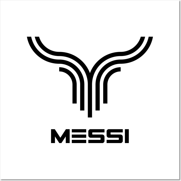 Messi - G.O.A.T / Greatest of All Time Wall Art by Magicform